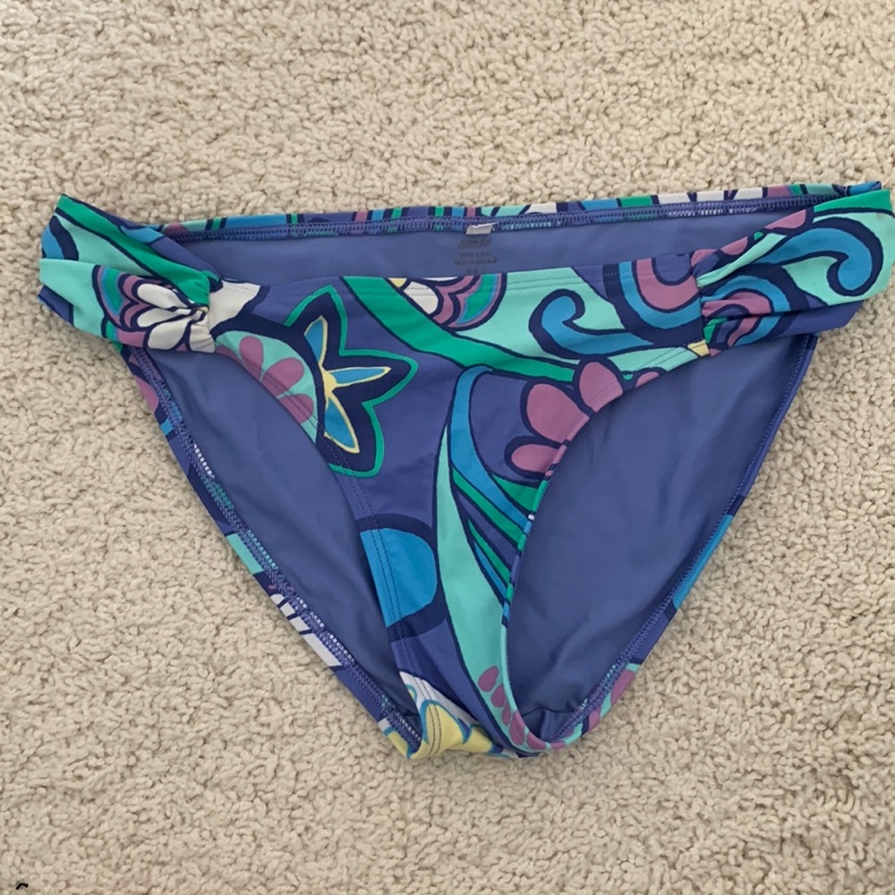 Aerie retro floral matching bikini set, S top, M bottoms